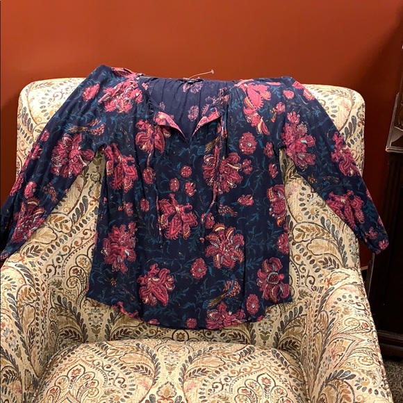 Light casual dress top LUCKY BRAND NWOT - Picture 5 of 5